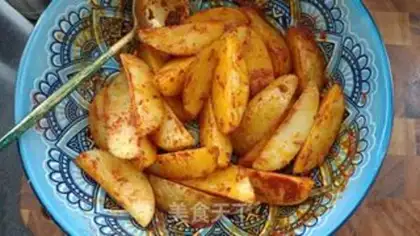 Make Spicy fries step 8