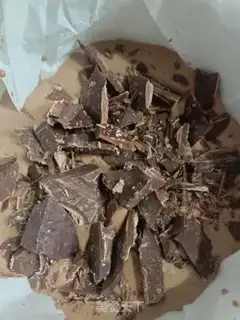Make Chocolate heart cake step 4