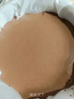 Make Chocolate heart cake step 5