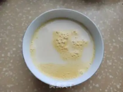 Make Peach omelet step 1