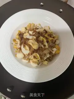 Make A garlic abalone fan step 8