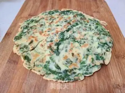 Make Ten fragrance egg pancakes step 8