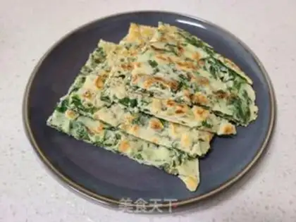 Make Ten fragrance egg pancakes step 9