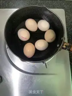 Make Tiger-skinned eggs, red meat step 0