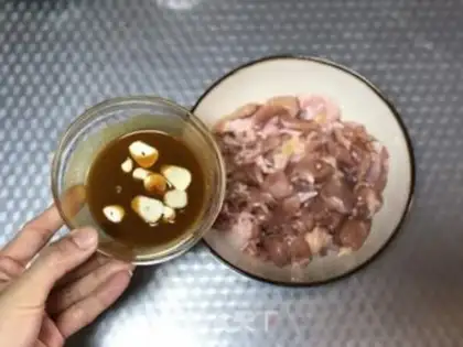 Make Coconut pumpkin chicken step 1