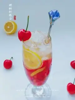 Make Cherry lemon tea step 7