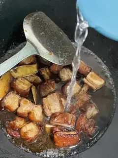 Make Tiger-skinned eggs, red meat step 13