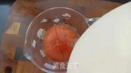 Make Tomato butterflies step 2