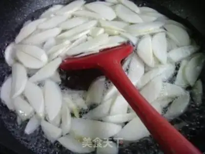 Make The rice eggs are fried step 4