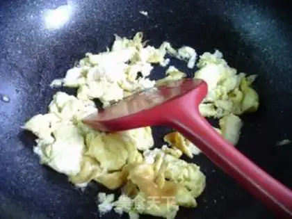 Make The rice eggs are fried step 5