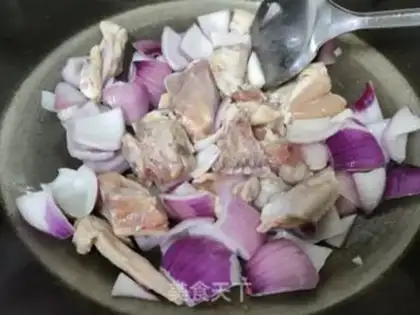Make Apricot mushroom step 1