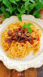 Make Garlic noodles step 5