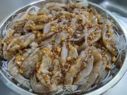 Make Garlic fan shrimp step 10