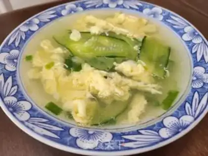 Make cucumber egg soup step 6