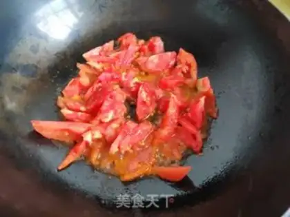 Make Tomato tofu soup step 2