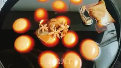 Make Five spicy tea eggs step 7