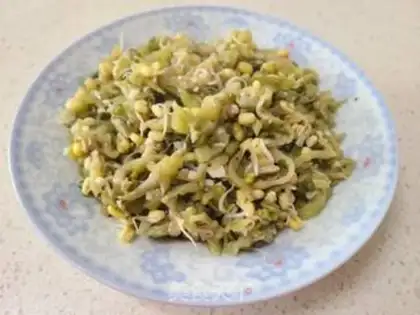 Make The eggplant sprouts step 6