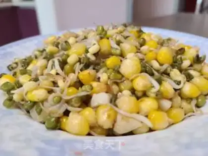 Make Garlic sprouts of corn step 6
