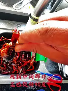 Make Vacuate the lobster step 1