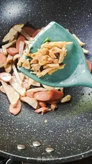 Make Ham and rice powder step 4