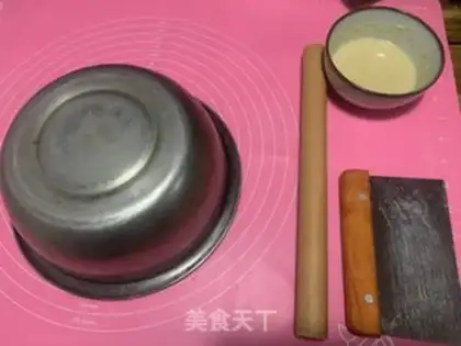 Make Oil cake step 1