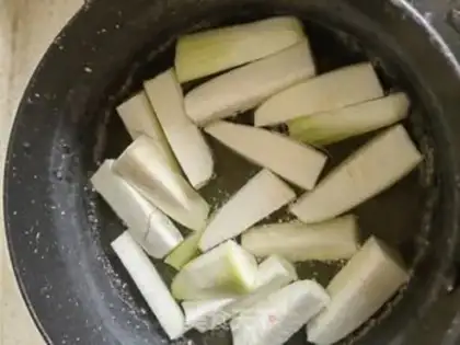 Make Fresh water and silk step 2
