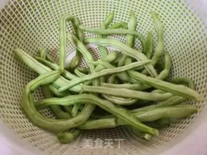Make ♪ Four seasons of bean fried bean dry ♪ step 0