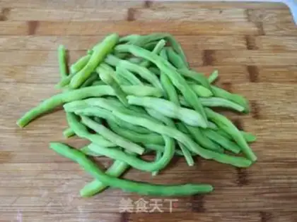 Make ♪ Four seasons of bean fried bean dry ♪ step 2