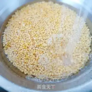 Make Green bean cake step 3