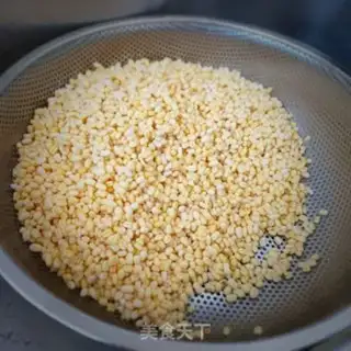 Make Green bean cake step 4