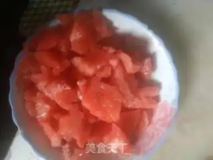Make Watermelon jelly step 1