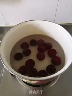 Make Ice cream and plum juice step 1