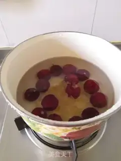 Make Ice cream and plum juice step 3