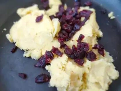 Make Green bean cake step 13