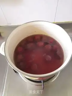 Make Ice cream and plum juice step 5