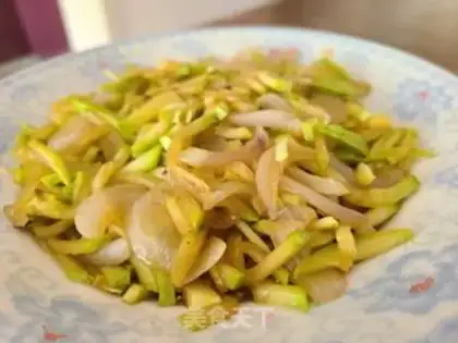 Make Onion fried aphid step 4