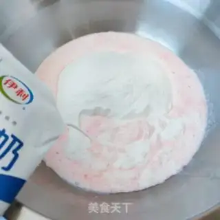 Make Homemade strawberry ice cream step 2