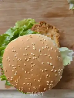 Make Home chicken steak burger step 7