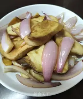 Make Onions fried abalone mushrooms step 6