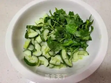 Make cucumber with ten casseroles step 4