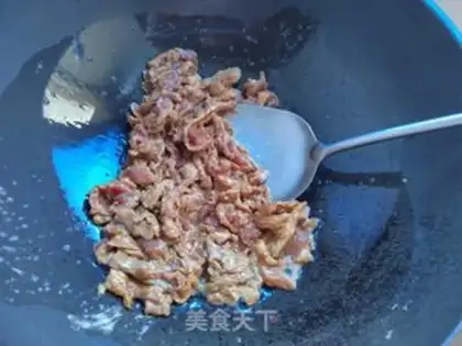 Make Chili fried meat step 4