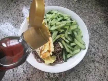 Make Eggs and cucumbers step 9