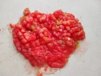 Make Tomato eggcake step 1