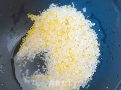 Make Vegetable thin meat congee step 2