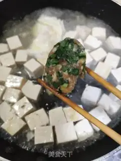 Make Meat and eggs and tofu step 4