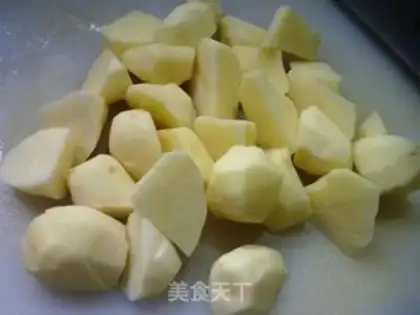 Make Sprayed potatoes step 2