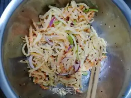 Make Clear the potato silk step 10