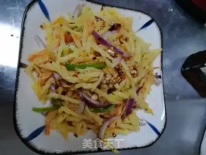 Make Clear the potato silk step 11