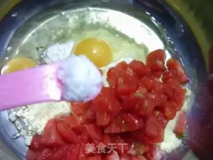 Make Egg tomato tacos step 6