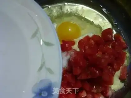 Make Egg tomato tacos step 7